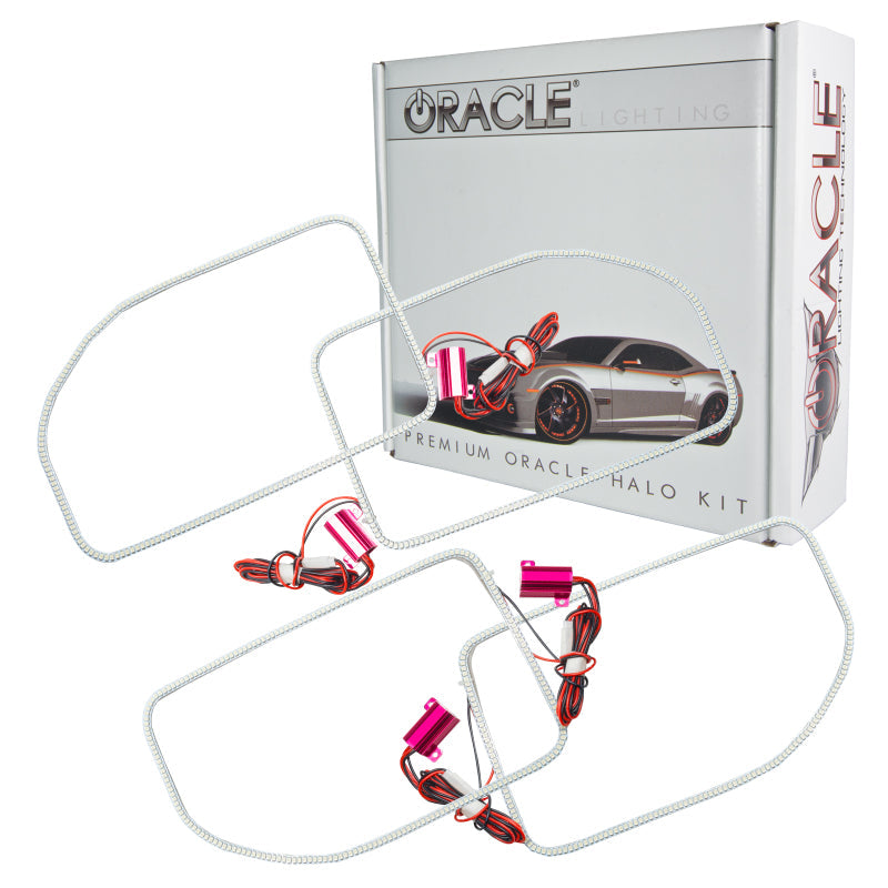 Oracle Ford F250/350 11-16 LED Halo Kit (Square Ring Design) - White - Mammoth Racing -