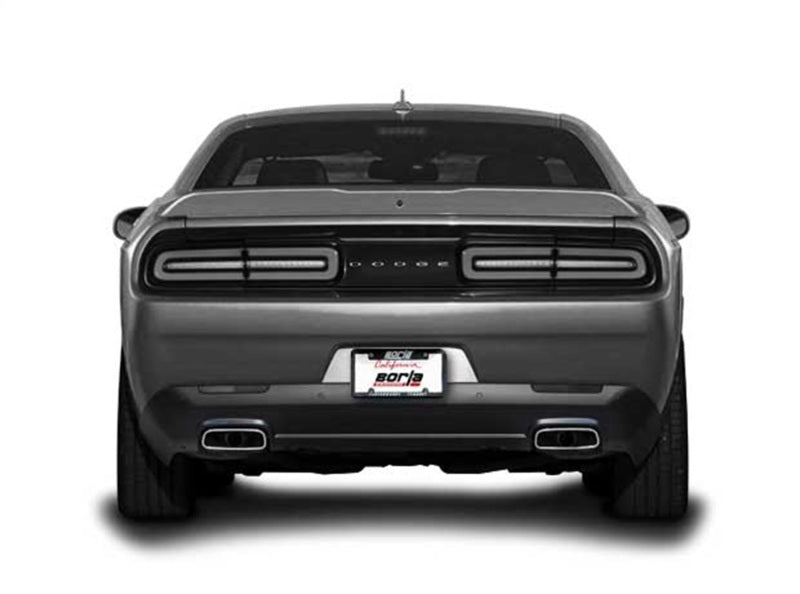Borla 15-16 Dodge Challenger R/T 5.7L Dual Rectangle Angle Cut Dual Split Rear Exit S-Type Exhaust - My Store