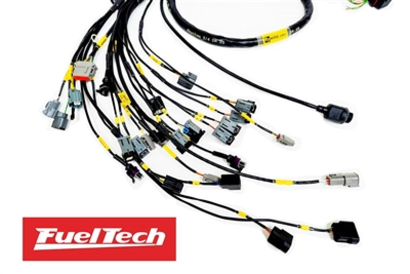 Rywire Honda K-Series (w/FuelTech 550 ECU) Eng Harness w/OBD2 Alt/EV14 Inj/AEM IAT/MAP (Adapter Req) - Mammoth Racing -
