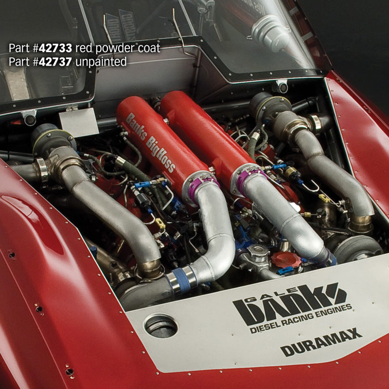 Banks Power 01-15 Chevrolet 2500/3500 Duramax 6.6L Big Hoss Manifold Boost Tube - Natural Finish - Mammoth Racing -