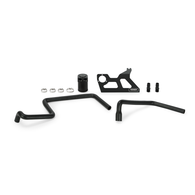 Mishimoto 07-11 Jeep Wrangler JK Baffled Oil Catch Can - Black - Mammoth Racing -