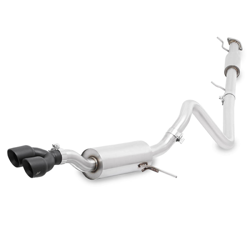 Mishimoto 14-16 Ford Fiesta ST 1.6L 2.5in Stainless Steel Resonated Cat-Back Exhaust w/ Black Tips - Mammoth Racing -