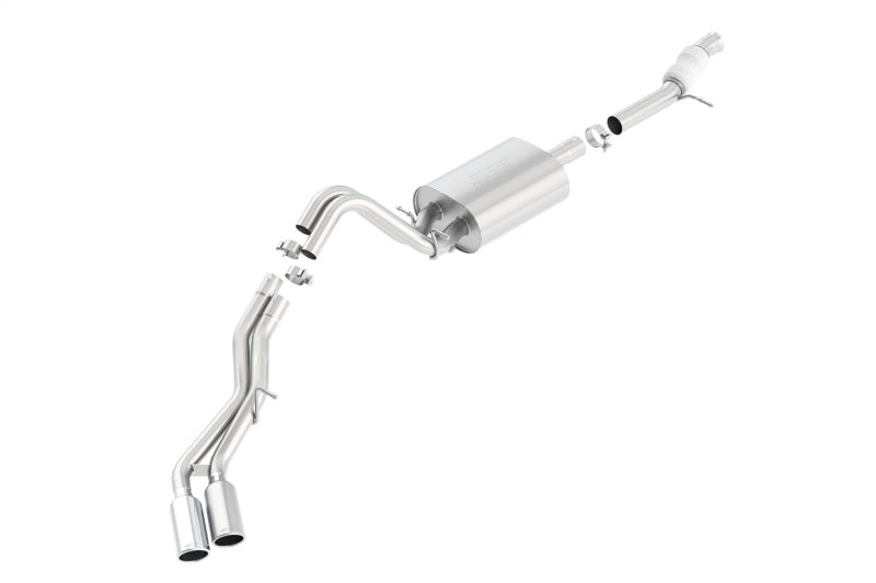 Borla Touring Cat Back 15-16 Chevy Tahoe 5.3L V8 2.75in, 2.25in Dual Same Side Exit 4in Tips - My Store