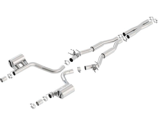 Borla 2015 Dodge Challenger Hellcat 6.2L V8 ATAK Catback Exhaust No Tips Factory Valance