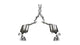 Corsa 18-20 Ford Mustang GT Convertible w/o Active Valves Xtreme Cat-Back w/ Polished 4in Tips - Mammoth Racing -