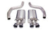 Corsa 06-13 Chevy Corvette C6 Z06 7.0L / 09-13 ZR1 6.2L Polished AxleBack Exhaust w/4.5in Twin Tips - Mammoth Racing -