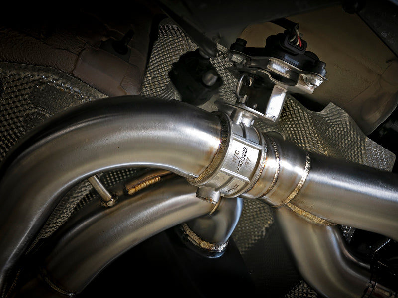 aFe MACHForce XP Exhausts Cat-Back SS 19-21 BMW M2 Competition L6-3.0L w/Carbon Tips - Mammoth Racing -