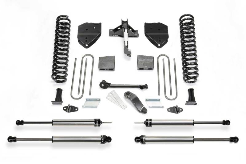 Fabtech 17-21 Ford F250/f350 4WD Diesel 4in Basic Sys w/Dlss Shks - My Store