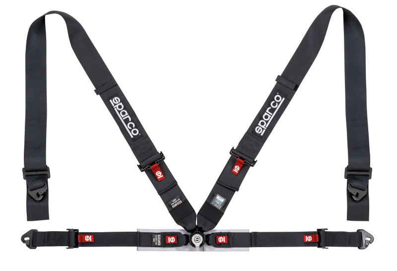 Sparco Belt 4Pt 3in/2in Competition Harness - Black - My Store