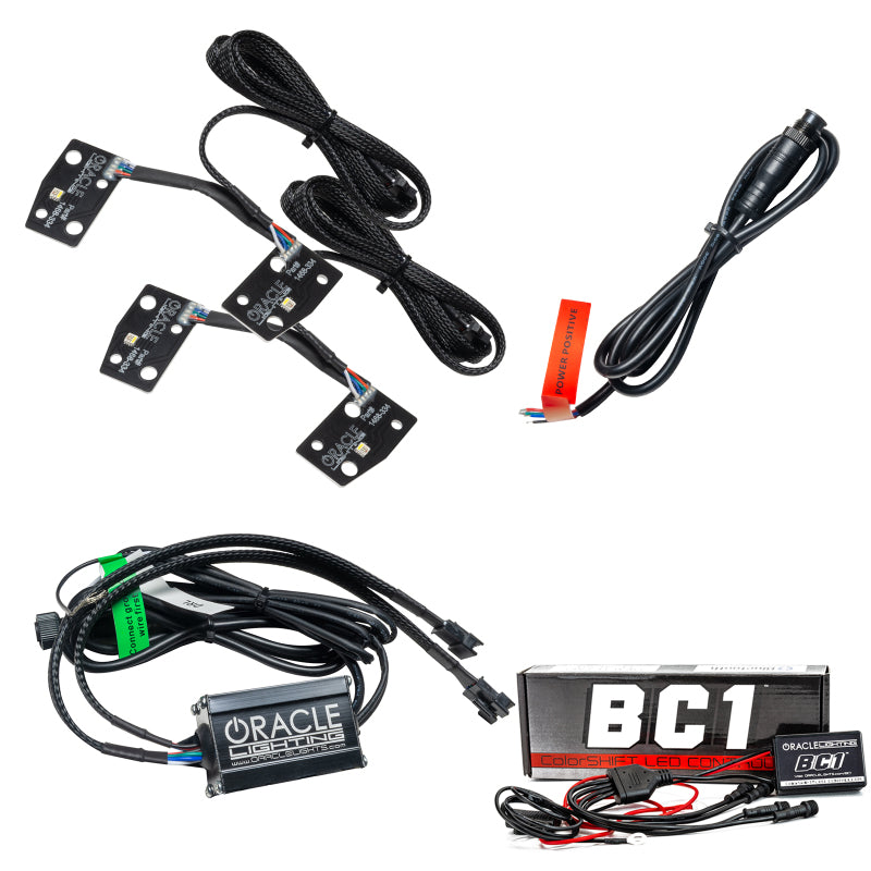 Oracle 2021 Ford Bronco DRL Upgrade w/ Halo Kit - ColorSHIFT w/ BC1 Controller - Mammoth Racing -