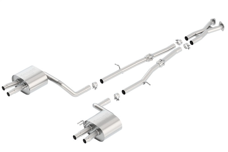 Borla 2018 Kia Stinger 3.3L V6 Turbo 2.25in Pipe Dia Dual Split Rear Exit S-Type Cat-Back Exhaust - My Store