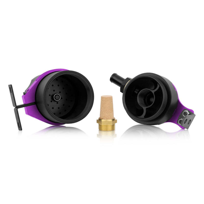 Mishimoto Universal Baffled Oil Catch Can - Purple - Mammoth Racing -