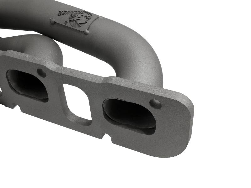 aFe Twisted Steel 304SS Short Header 15-22 Dodge Challenger SC V8-6.2L / 6.4L HEMI Titanium Coating - My Store