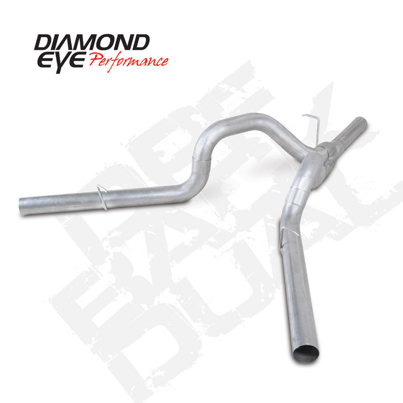 Diamond Eye KIT 4in DPF-BACK DUAL AL: CHEVY 2011-2015 2500/350 - Mammoth Racing -
