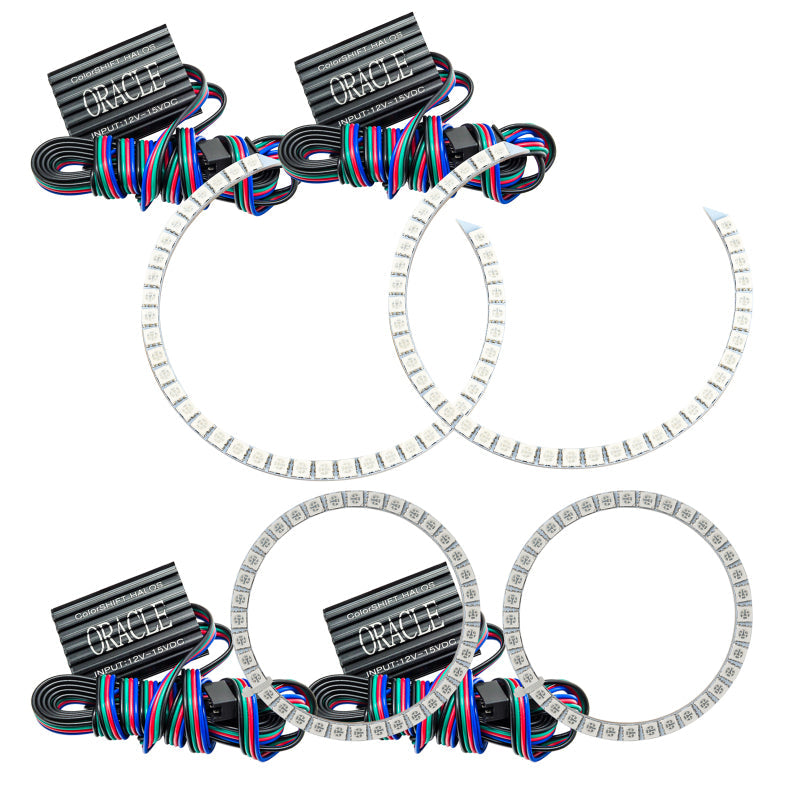 Oracle Mazda 3 10-12 Halo Kit - ColorSHIFT w/o Controller - Mammoth Racing -