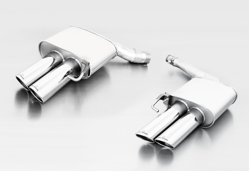 Remus 2007 Audi S5 Quattro Coupe (B8) 4.2L V8 Sport Exhaust Right w/84mm Angled Tail Pipe Set - Mammoth Racing -