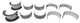Clevite Mercedes Benz OM447LA OM457LA OM460LA MBE4000 OE 460 030 00 40 Main Bearing Set - Mammoth Racing -