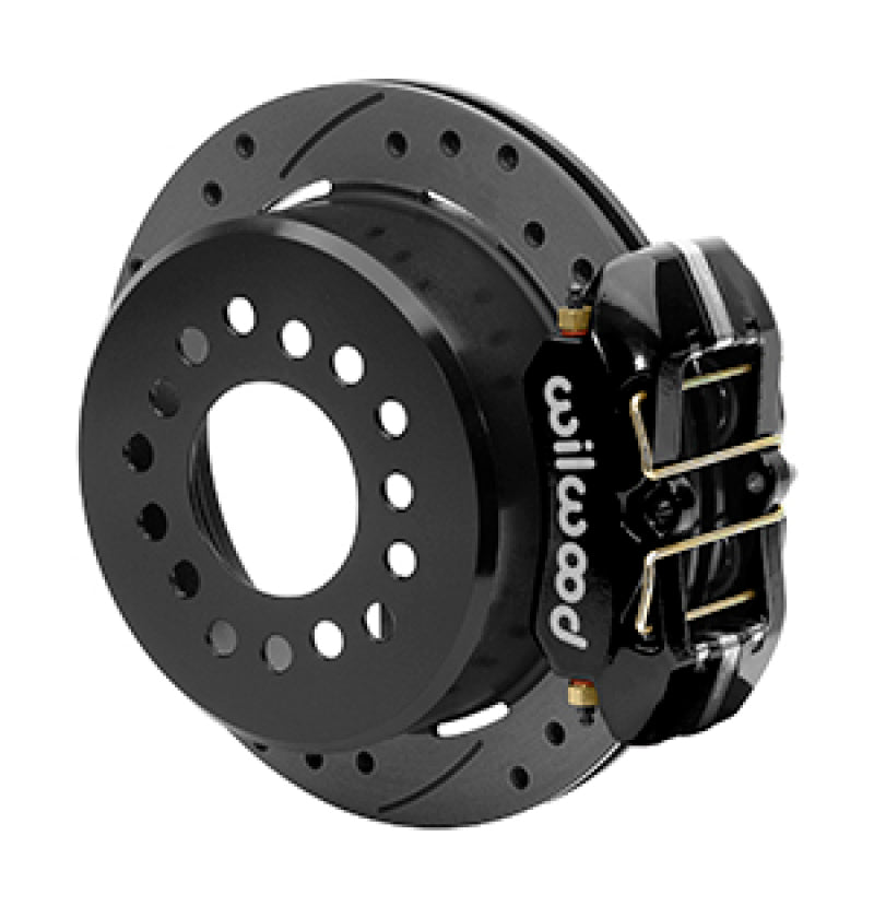Wilwood Small Ford 11 in. Forged Dynapro Low-Profile Rear Parking Brake Kit (Drilled & Slotted) - My Store