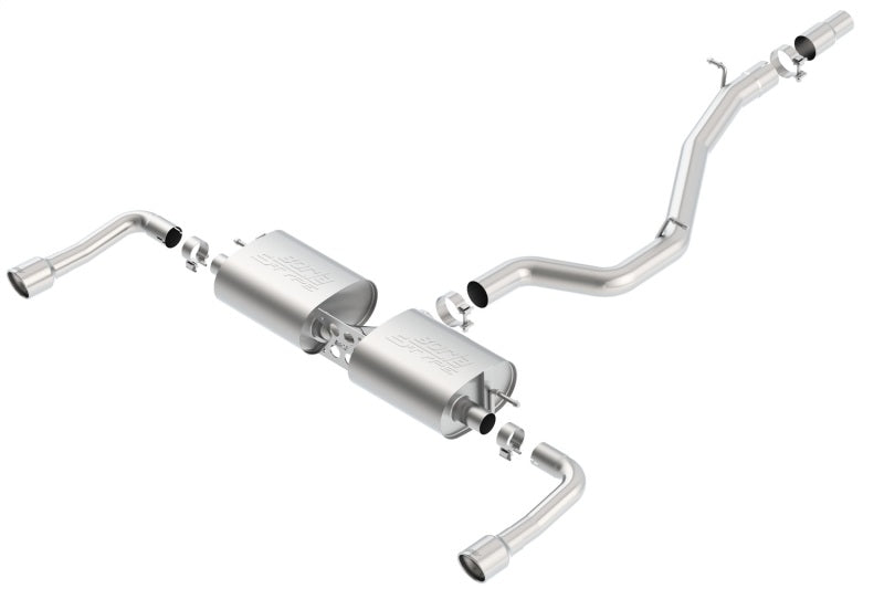 Borla 14-16 Audi A3 Quattro 2.0L Turbo AT/MT RWD 4DR S-Type Cat-Back Exhaust Single Split Rear Exit - My Store