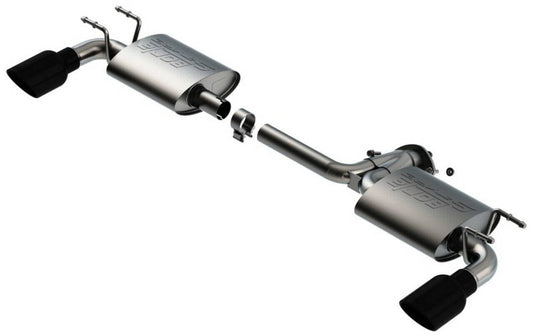 Borla 18-21 Subaru Crosstrek 2.5L S-Type 3.5in Tip Axle-Back Exhaust - Mammoth Racing -