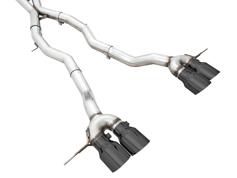 AWE Track Edition Catback Exhaust for BMW G8X M3/M4 - Diamond Black Tips - My Store