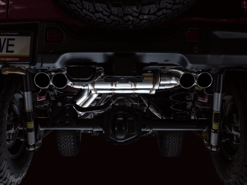 AWE 21+ Wrangler 392 Switchpath Cat-Back Exhaust- Quad BashGuards - My Store