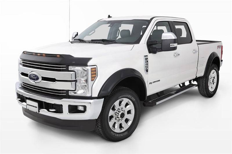 Bushwacker 17-19 Ford F-250 Super Duty w/ 81.8in Bed DRT Style Flares 4pc - Black - Mammoth Racing -