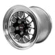 Weld S77 15x4 / 5x4.5 BP / 2.5in. BS Black Wheel (Low Pad) - Non-Beadlock - Mammoth Racing -