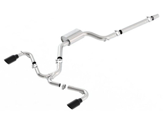 Borla 15-17 Volkswagen GTI (MK7) 2.0T AT/MT SS S-Type Catback Exhaust w/Black Chrome Tips - Mammoth Racing -