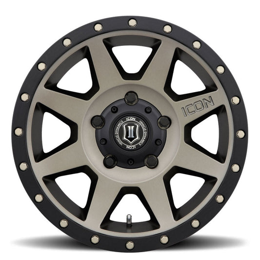 Icon Rebound 18x9 5x150 25mm Offset 6in BS 110.1mm Bore Bronze Wheel