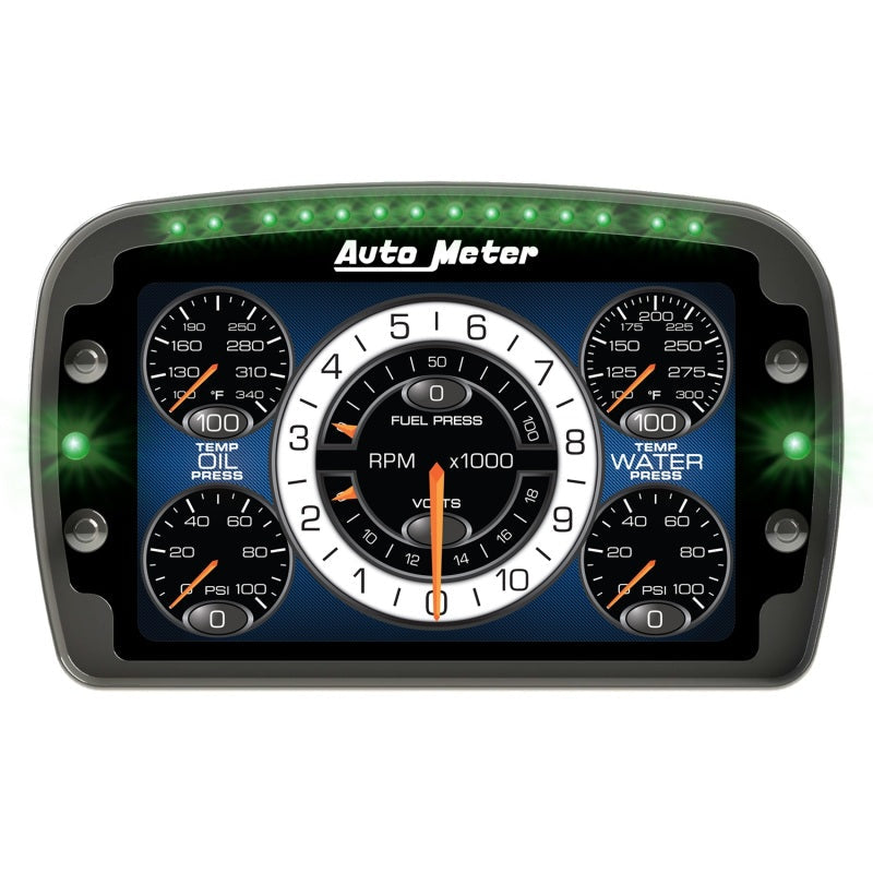 Autometer Racing Instrument Display Color LCD Including Shift and Alarm Lights Datalogging CD7 - My Store