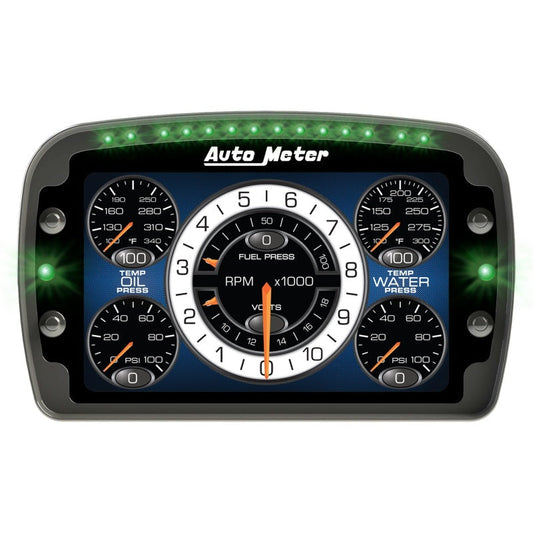 Autometer Racing Instrument Display Color LCD Including Shift and Alarm Lights Datalogging CD7 - My Store