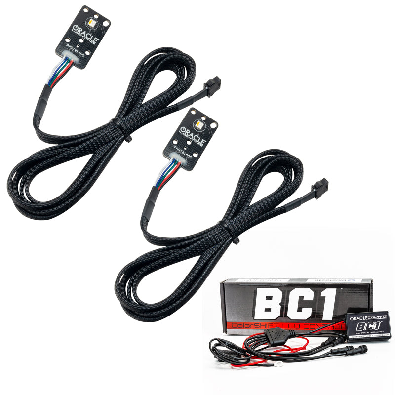 Oracle 20-21 Toyota Supra GR RGB+A Headlight DRL Upgrade Kit - ColorSHIFT w/ BC1 Controller - Mammoth Racing -