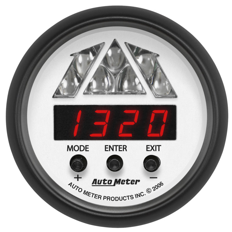 Autometer Phantom 2-1/16in Digital Pro Shift System Shift Light Level 1 Gauge - My Store