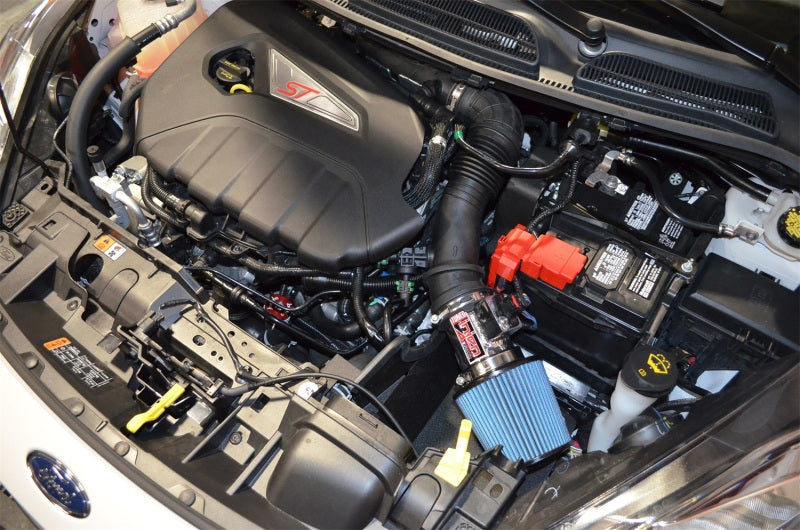Injen 16-19 Ford Fiesta ST 1.6L Turbo 4Cyl Wrinkle Black Short Ram Intake w/MR Tech - Mammoth Racing -