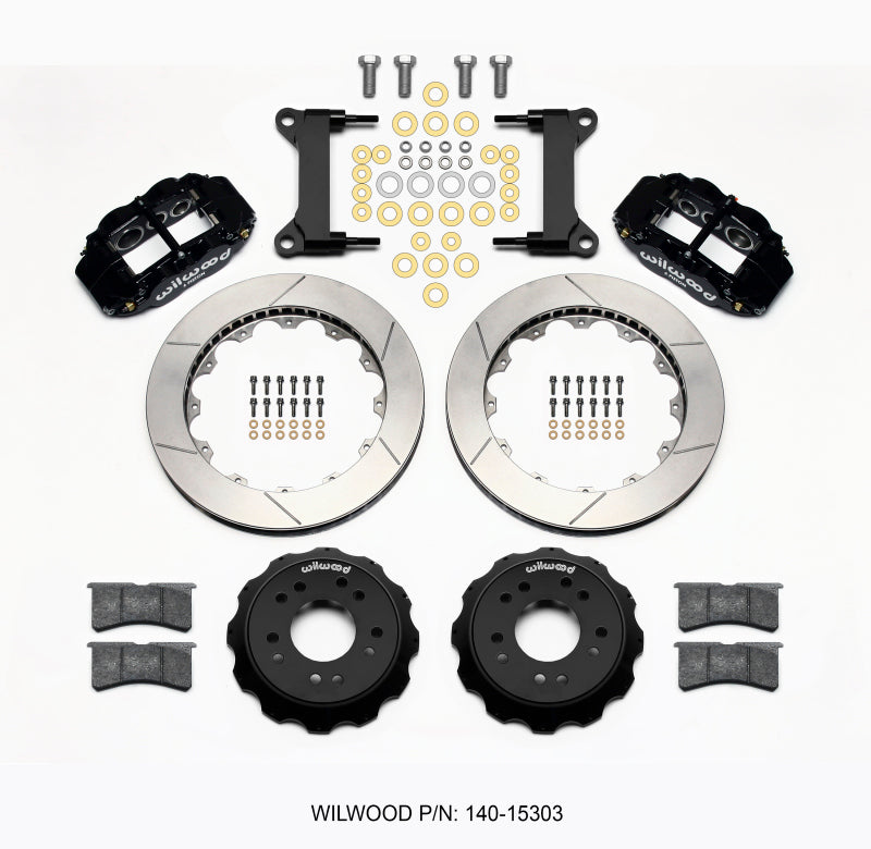 Wilwood Narrow Superlite 6R Front Hat Kit 13.06 63-87 C10 w/ Wilwood Pro Spindles - My Store
