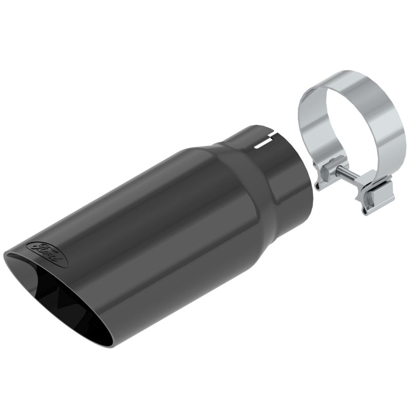 Ford Racing 17-22 Super Duty Exhaust Tip - Black Chrome - Mammoth Racing -