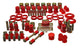Energy Suspension 66-72 Oldsmobile Cutlass/442/F-85/Europa Red Hyper-flex Master Bushing Set - My Store
