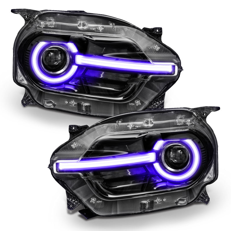 Oracle 2021 Ford Bronco Sport RGB+W Headlight DRL + Halo Upgrade - ColorSHIFT w/ Simple Controller - Mammoth Racing -
