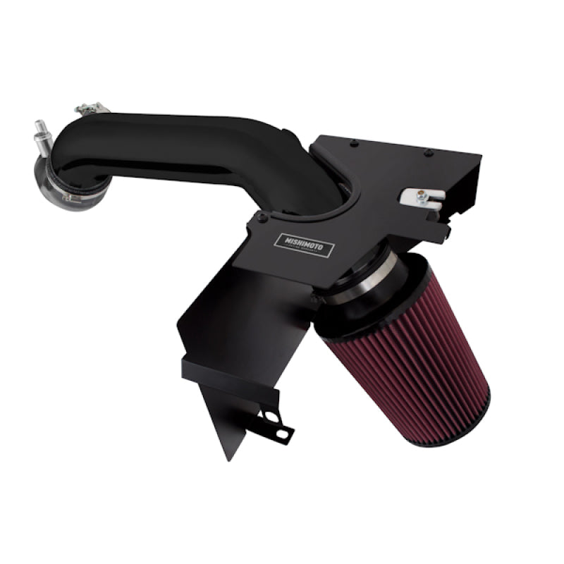 Mishimoto 2015 Ford Mustang Ecoboost Performance Intake - Wrinkle Black - Mammoth Racing -