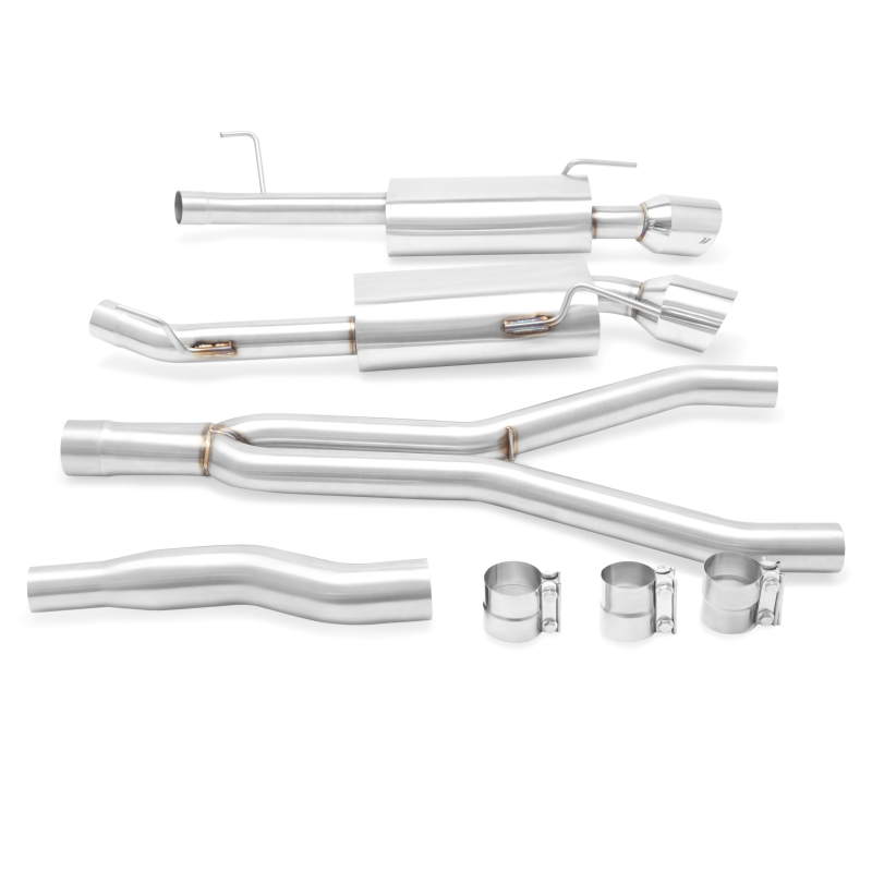 Mishimoto 2015-2016 Ford Mustang 2.3L EcoBoost Stainless Steel Cat-Back Exhaust - Mammoth Racing -
