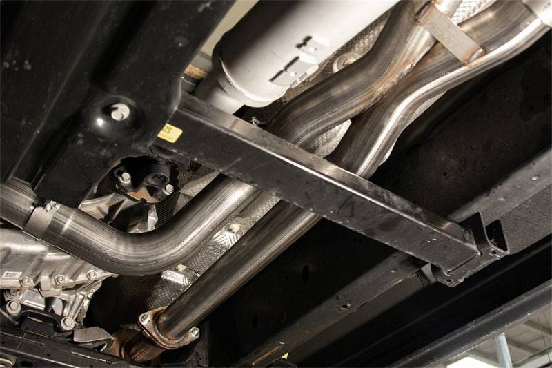 Corsa 21-22 Dodge Ram TRX Crew Cab Baja Catback Exhaust Dual Rear Satin Tip - Mammoth Racing -