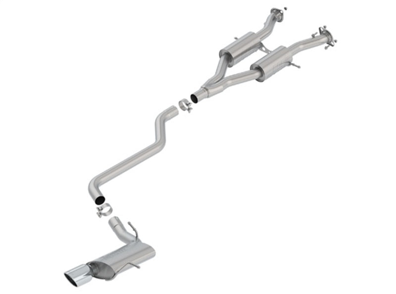 Borla 14-18 Jeep Grand Cherokee 3.6L A/T 4DR S-Type 2.5in Catback Exhaust w/Polished Tip - My Store