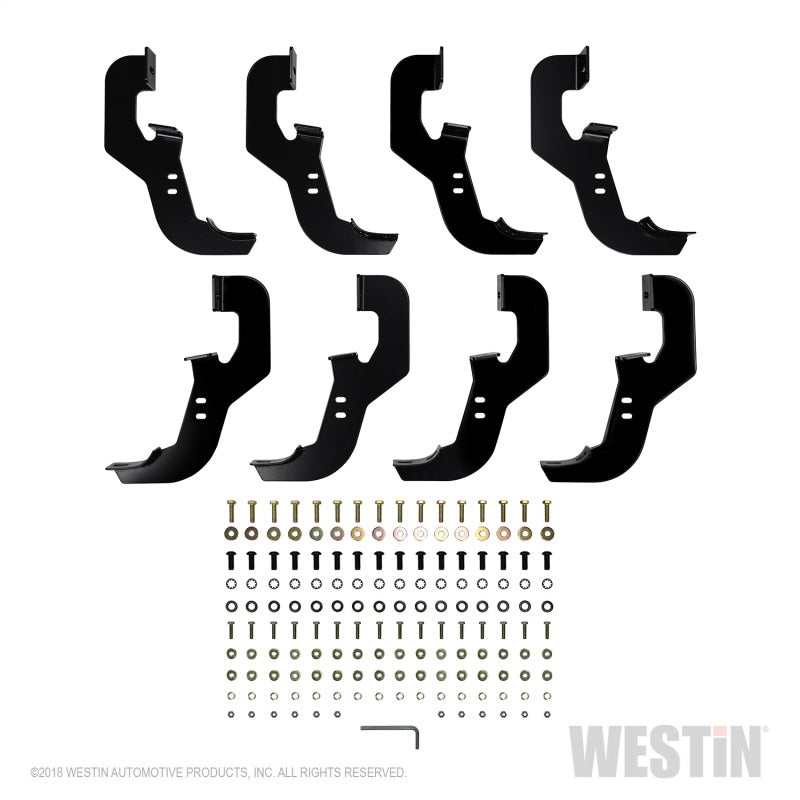 Westin 2019 Chevrolet Silverado/Sierra 1500 CC (5.5ft) PRO TRAXX 5 WTW Oval Nerf Step Bars - SS - Mammoth Racing -