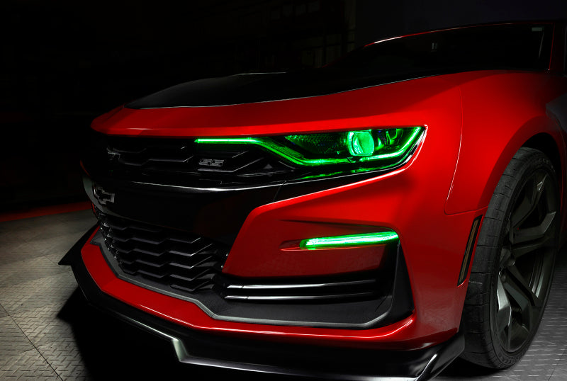 Oracle 19-21 Chevy Camaro SS/RS RGBW+A Headlight DRL Upgrade Kit - ColorSHIFT 2 - Mammoth Racing -