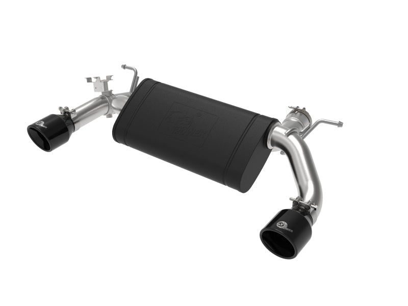 aFe MACHForce XP 3in to 2.5in 304 SS Axle-Back Exhaust w/ Black Tips 14-16 BMW M235i - Mammoth Racing -