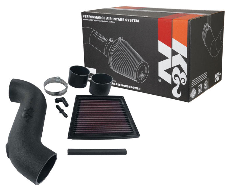 K&N 13-17 Ford Fiesta ST 1.6l (Will Not Fit US Models - Intl Only) F/I Performance Air Intake System - Mammoth Racing -