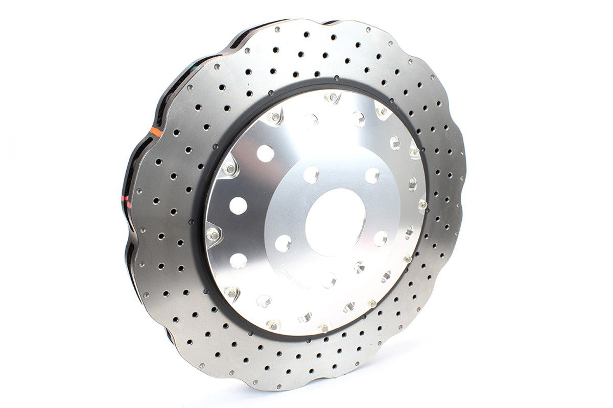 DBA Audi RS3 5000 Series Drilled Front Brake Disc - Mammoth Racing -