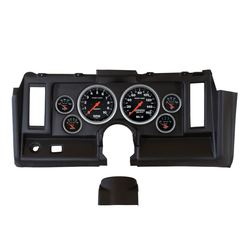 Autometer Sport-Comp 1969 Camaro Dash Kit 6pc Tach / MPH / Fuel / Oil / Wtmp / Volt - My Store