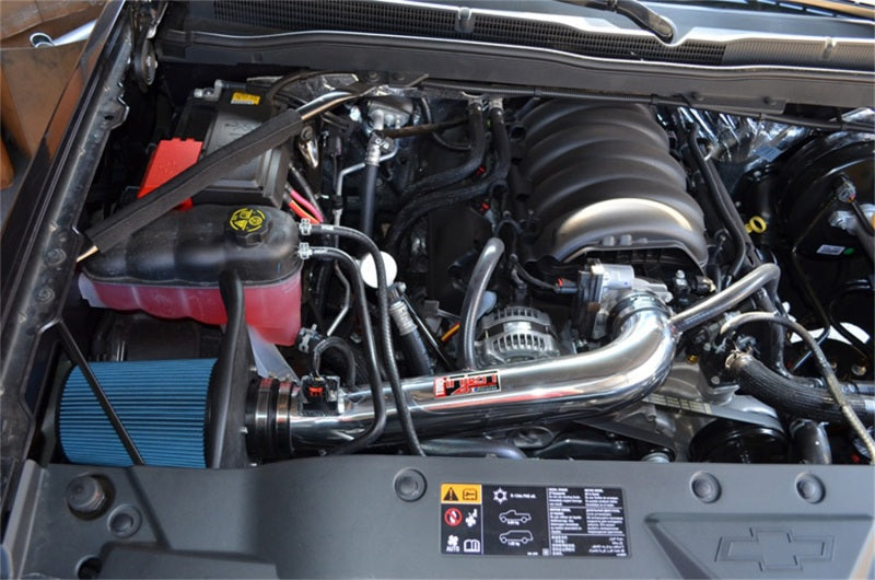 Injen 14-19 Chevy Silverado/GMC Sierra P/U 5.3L Polished Short Ram Intake w/ MR Tech & Heat Shield - Mammoth Racing -